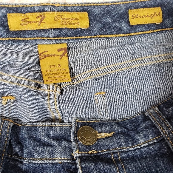 Seven Straight Leg Denim Jeans for Women - Picture 13 of 15